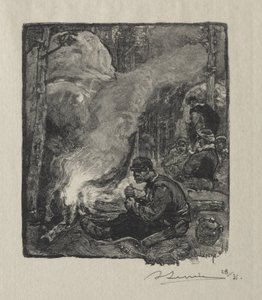 Refeição dos Lenhadores de Auguste Louis Lepère