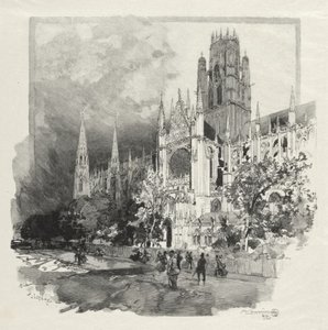 Rouen ilustrado: Igreja de Saint Ouen