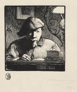 Auto-retrato de Auguste Louis Lepère