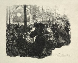 14 de julho, Rue de Belleville, 10h de Auguste Louis Lepère