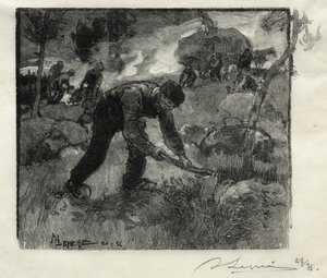 Heathers, 1887. de Auguste Louis Lepère