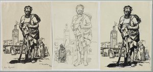 No Marrocos, 1914. de Auguste Louis Lepère