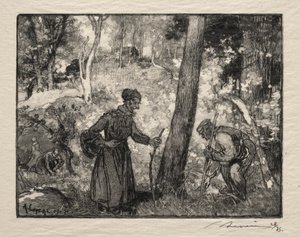 Em Bernard Rock de Auguste Louis Lepère