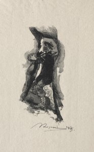 No desfiladeiro de Sept-Cavernes de Auguste Louis Lepère
