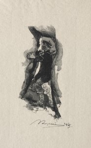 No desfile de Sept-Cavernes. de Auguste Louis Lepère