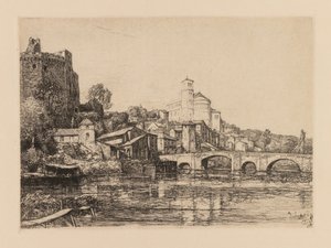 Auguste Lepère: Clisson Loire-Maritime, 1909. de Auguste Louis Lepère