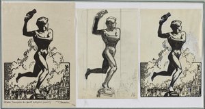 Brado, vencedor do Antigoras Giants de Auguste Louis Lepère