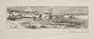 Lagoa de Issy les Moulineaux. de Auguste Louis Lepère