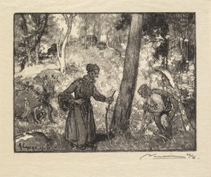 Floresta de Fontainebleau: Caçadores de Cogumelos no Rocher Bernard