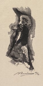 Floresta de Fontainebleau: Passagem das Sete Cavernas de Auguste Louis Lepère