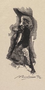 Floresta de Fontainebleau: Passagem das Sete Cavernas La Forêt de Fontainebleau ..., 1890. de Auguste Louis Lepère