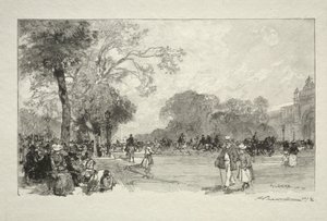 Avenue des Champs-Elysées de Auguste Louis Lepère