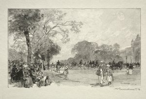 LAVENUE dos Champs-Elysées. de Auguste Louis Lepère
