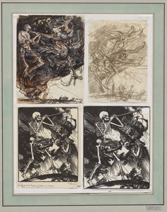Morte e as paixões derretendo na terra de Auguste Louis Lepère