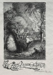 The Ravine em junho de 1913. de Auguste Louis Lepère