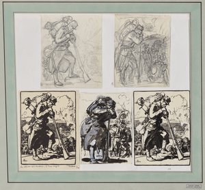 O Retiro depois de Charleroi... de Auguste Louis Lepère