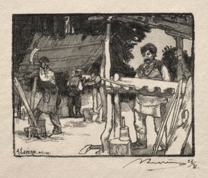 O fabricante de ripas de Auguste Louis Lepère