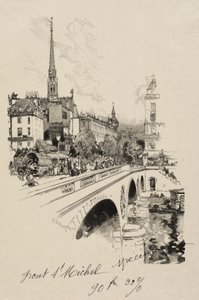 Pont St. Michel. de Auguste Louis Lepère