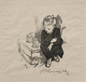 O menino estava na época, em 1889. de Auguste Louis Lepère