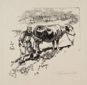 O mercador de leite de Auguste Louis Lepère