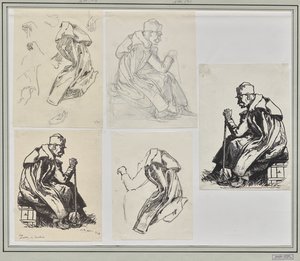 Rei Pedro da Sérvia de Auguste Louis Lepère