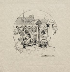 Apple Market, No. 2. de Auguste Louis Lepère