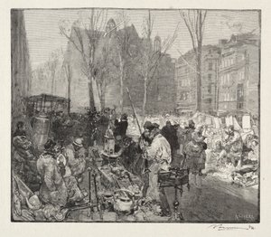 Mercado de sucata de Auguste Louis Lepère