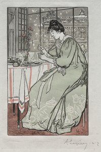 Almanaque de Paris, 1897: Inverno de Auguste Louis Lepère