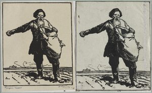 camponês russo de Auguste Louis Lepère