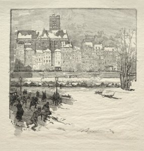 Cais do Hotel de Ville. de Auguste Louis Lepère