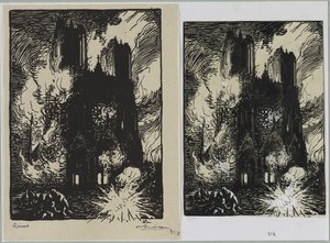Reims, 1914. de Auguste Louis Lepère