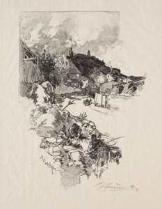 Estrada para Versalhes de Auguste Louis Lepère