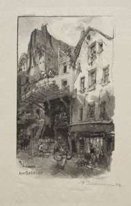 Rua Galande de Auguste Louis Lepère