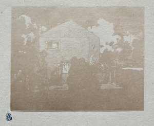 Os mendigos na última casa de Auguste Louis Lepère