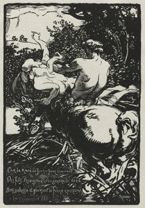 O Centauro de Auguste Louis Lepère