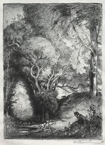 O desfiladeiro em junho. de Auguste Louis Lepère