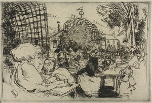 Os Dois Corcundas, 1893. de Auguste Louis Lepère