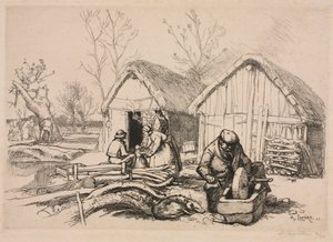 A Casa do Lenhador (Vendée) de Auguste Louis Lepère