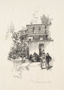 Um Guinguette. de Auguste Louis Lepère