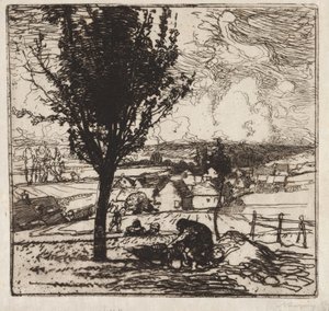 Veu de Jouy-le-Moutier, 1893. de Auguste Louis Lepère