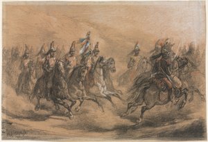 Carga de Cavalaria de Auguste Raffet