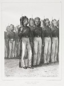 Infantaria turca, caçadores de Auguste Raffet