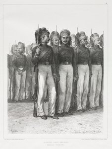 Infantaria turca, caçadores, 1837. de Auguste Raffet