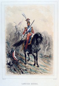 Lancer vermelho, 1859.