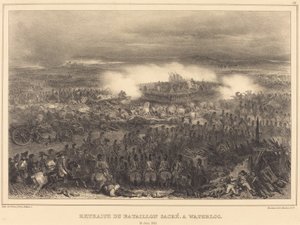 Retiro em Waterloo de Auguste Raffet