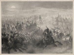 Revisão à noite de Auguste Raffet