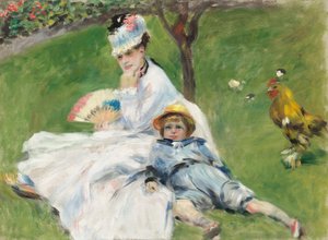 Madame Monet e seu filho