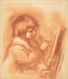 O filho do artista Claude ou "Coco" de Auguste Renoir