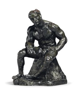 Atleta americano; Atleta Americain, 1901; c. 1927-1935 de Auguste Rodin
