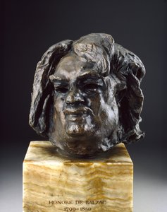 Balzac, cabeça antes do último estudo (bronze)